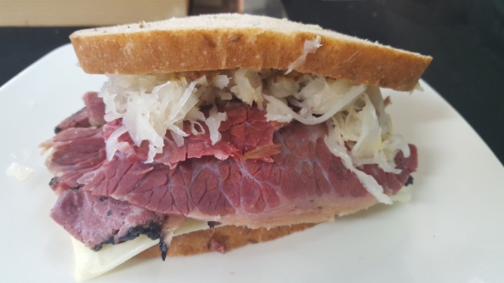 Brooklyn Reuben on Marble Rye