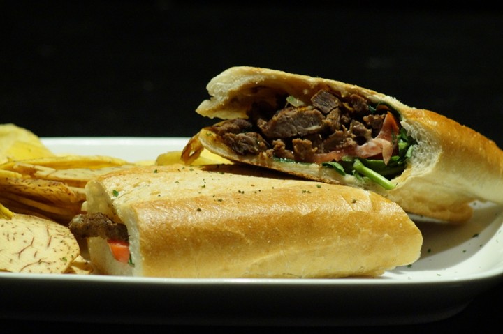 Pan con Bistec