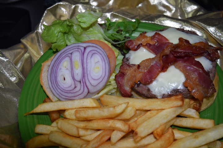 12oz Bacon Cheese Burger