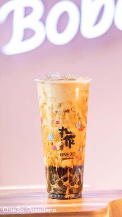 Brown Sugar Milk Tea With Brown Sugar Boba