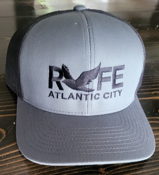 Trucker Hat - Gray and Black Bird