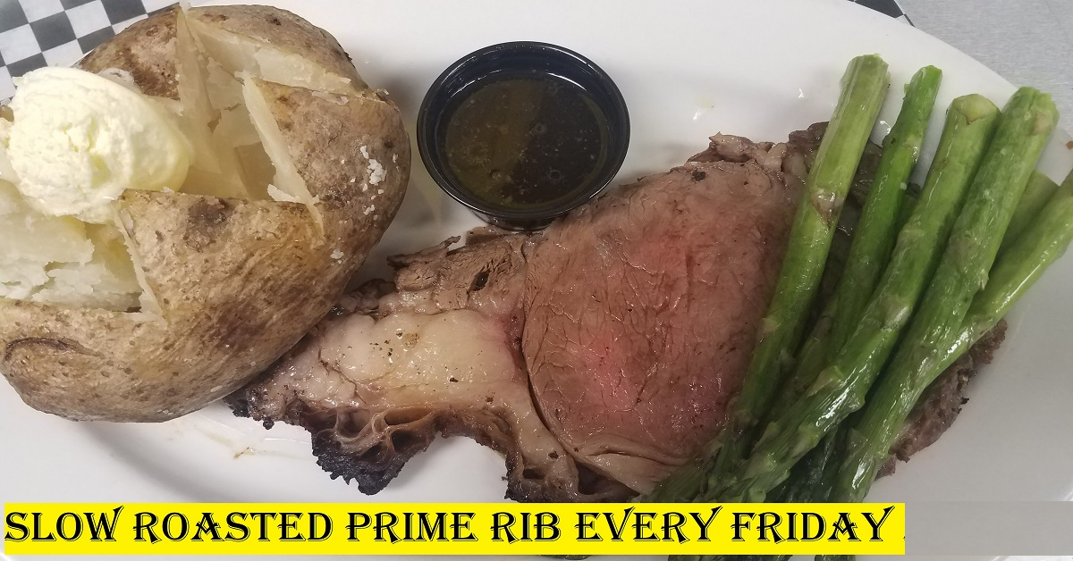 Friday Prime Rib (only Friday after 4pm)