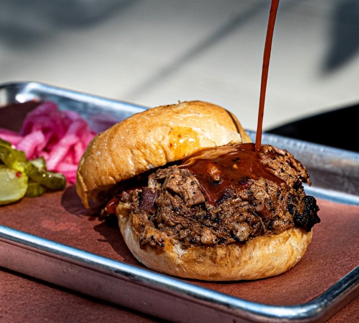 Chopped Brisket Sandwich