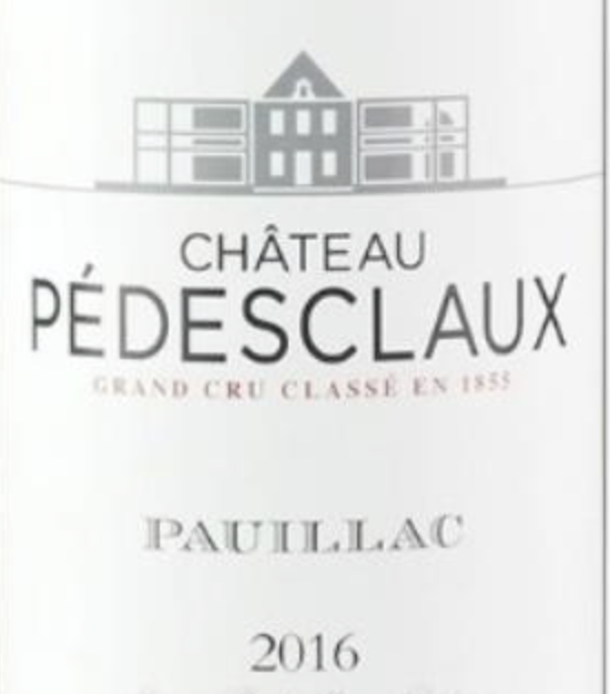 Ch Pedesclaux Bordeaux