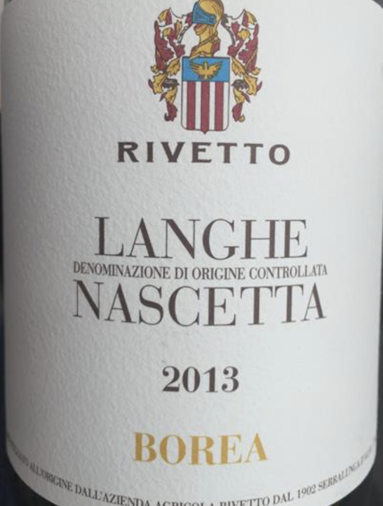 Rivetto Nascetta Langhe