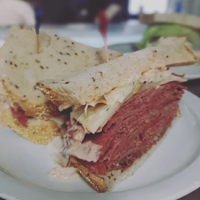 Sky High Corned Beef Sandwich