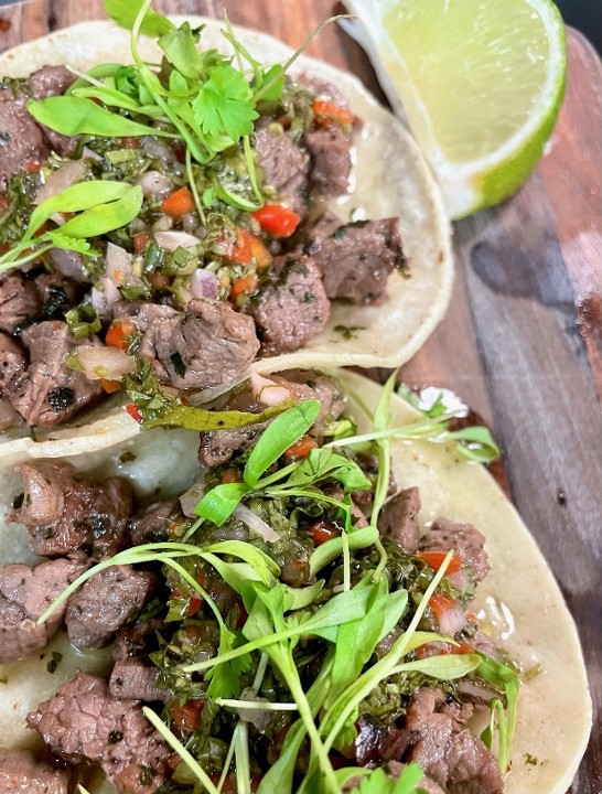 TACOS- STEAK (GF)