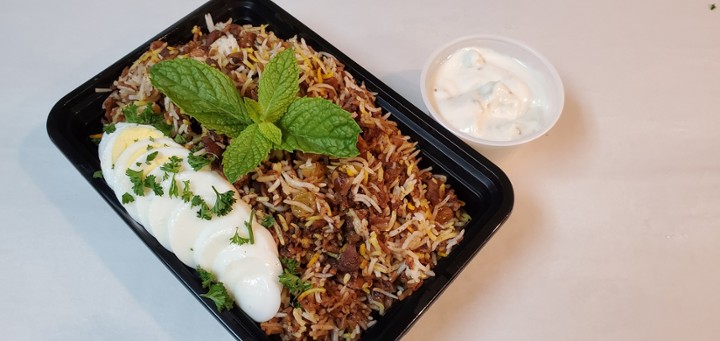 Lamb Biryani & Raita