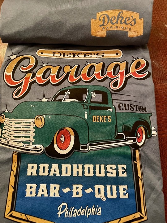 Garage blue large tee