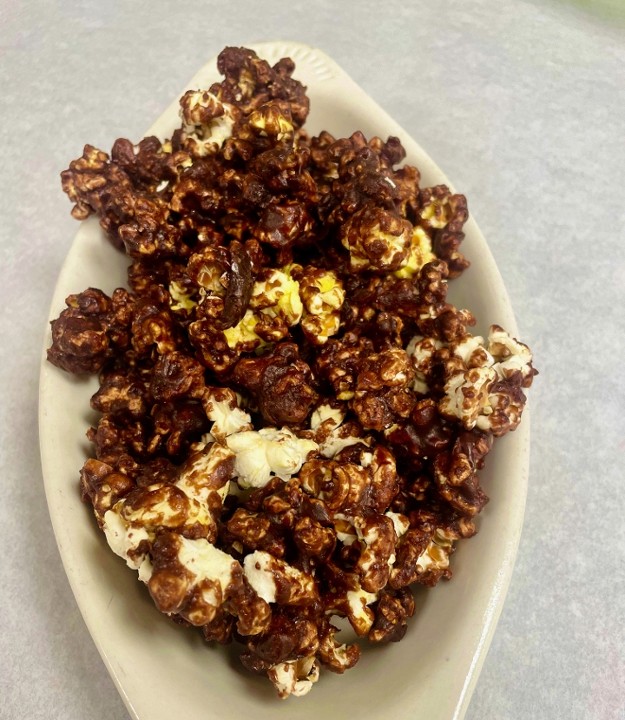 Bag chocolate popcorn