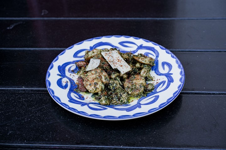 Pesto Shrimp & Gnocchi