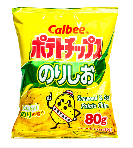 Calbee Seaweed & Salt Potato Chips