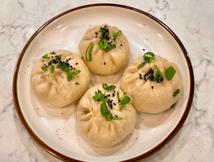 Handmade Pan-Fried Pork Buns (4) 猪肉生煎包