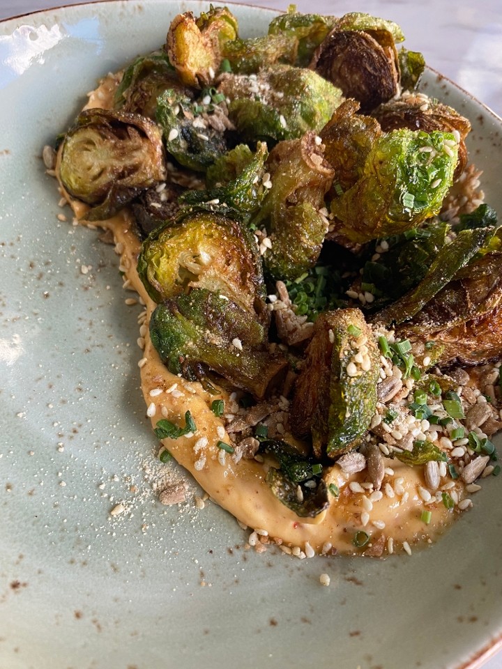seared brussels sprouts