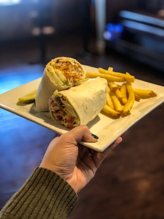 Crunchy BBQ Chicken Wrap