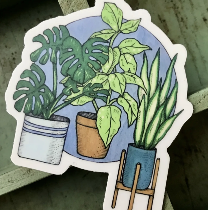 7 - Plants Vinyl Sticker
