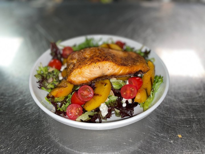 Salmon Peach Salad