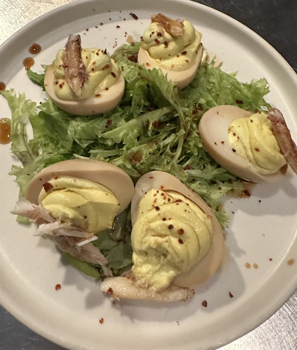 Bleu Cheese Deviled Eggs