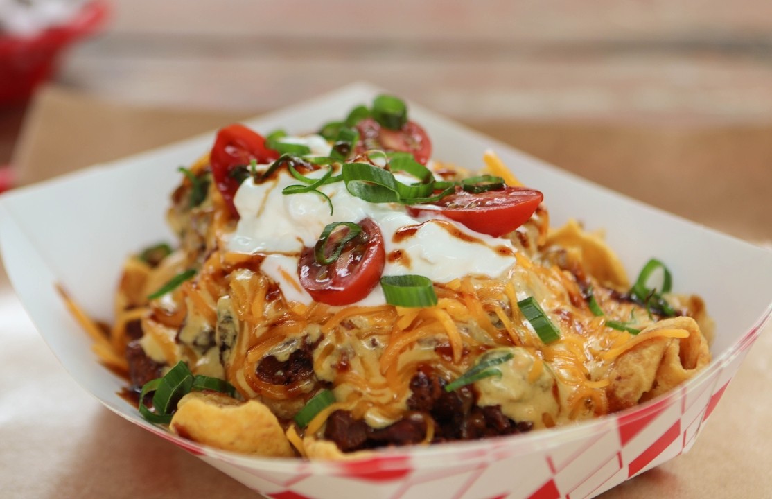 Chopped Beef Frito Pie