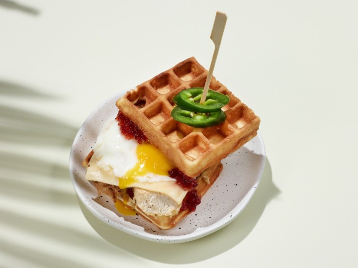 The 'What Came First?' Waffle Sandwich