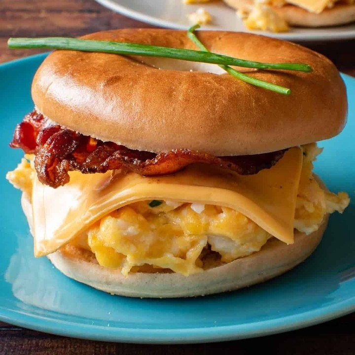 Bacon, Egg, & Cheese Bagel (D)