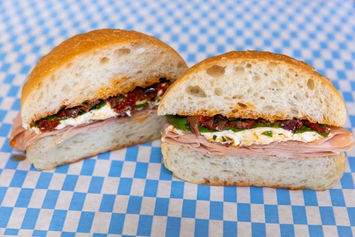 Mortadella & Burrata Sandwich