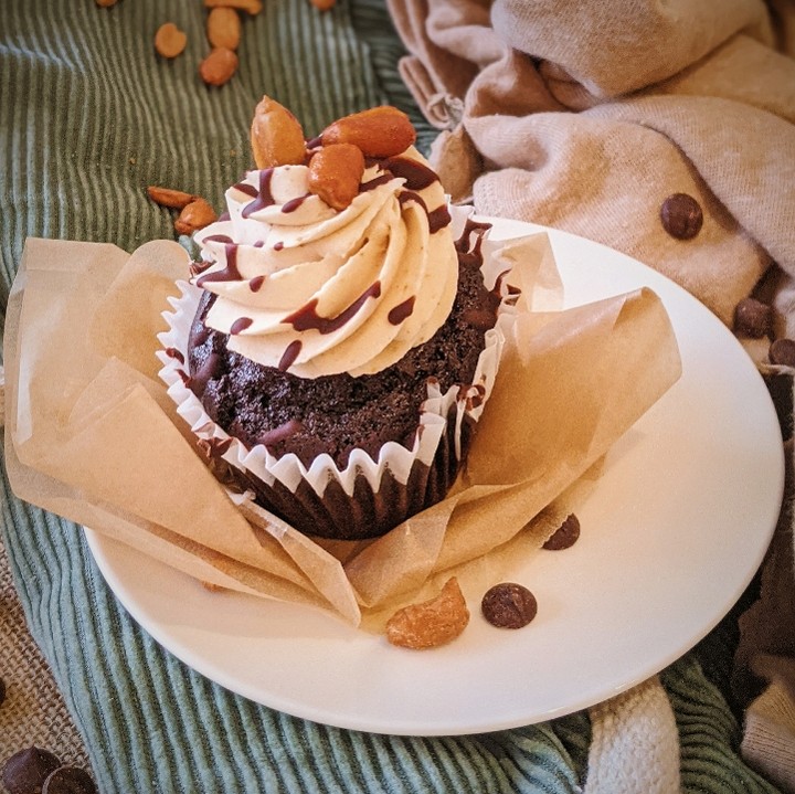 GF Chocolate Peanut Butter Cupcake