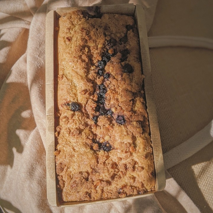 GF Blueberry Coffee Cake Loaf