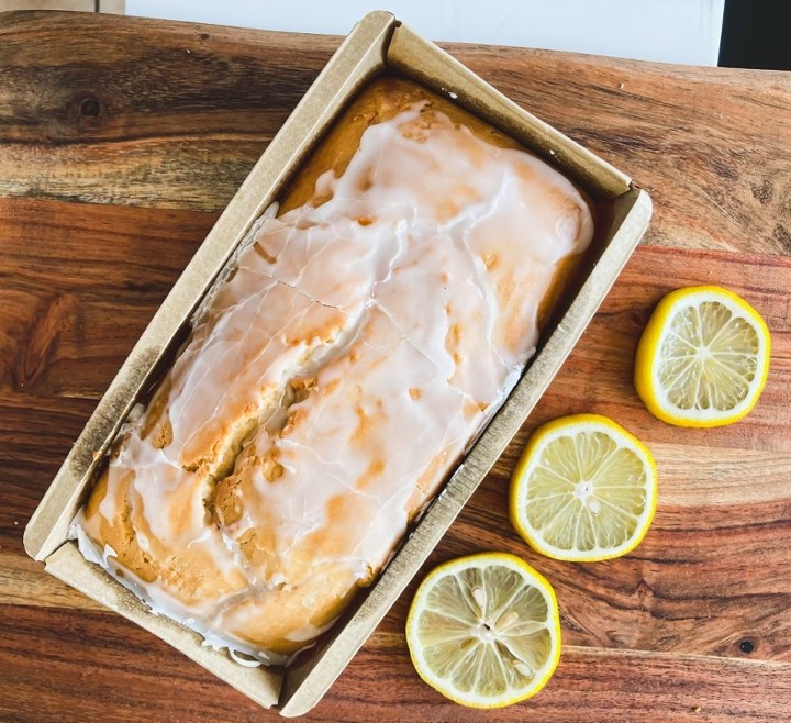 Lemon Glazed Pound Cake Loaf