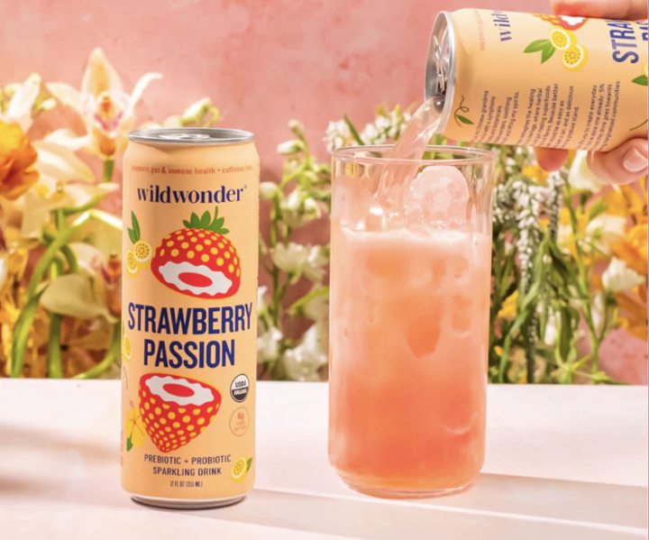 Strawberry Passion - Prebiotic + Probiotic Sparkling Drink