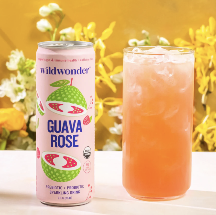 Guava Rose - Prebiotic + Probiotic Sparkling Drink
