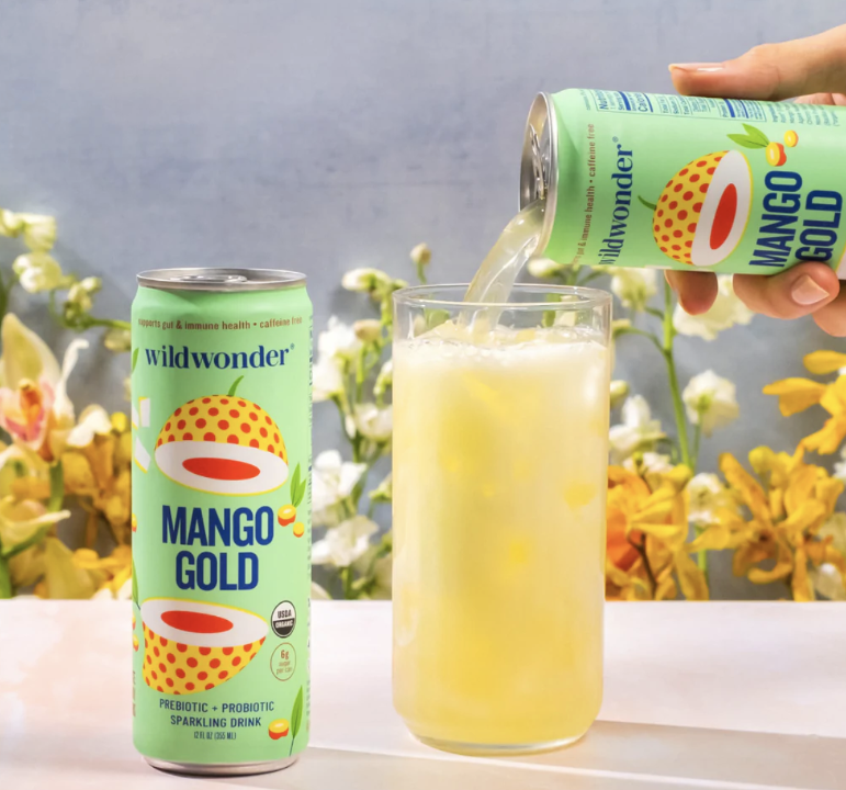 Mango Gold - Prebiotic + Probiotic Sparkling Drink