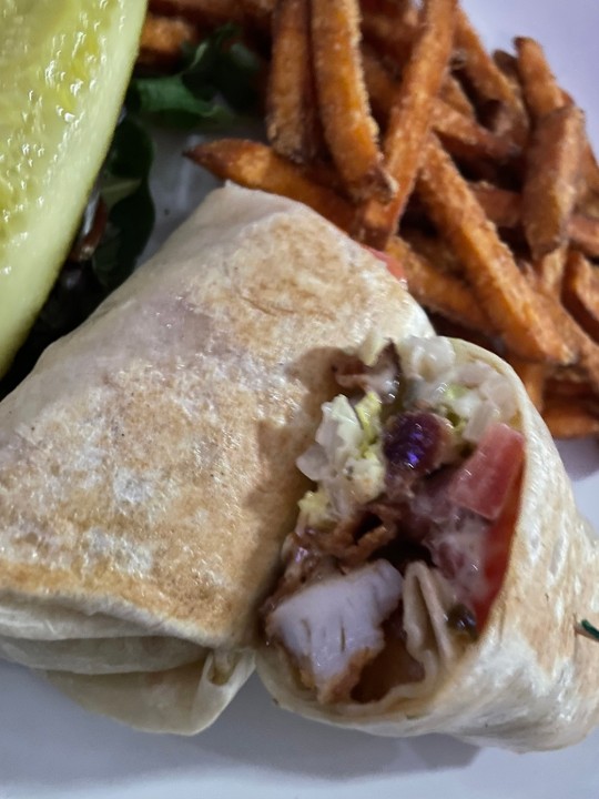 Scallop Po-Boy Wrap