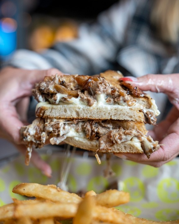 Truffle Cheesesteak Grilled Cheese