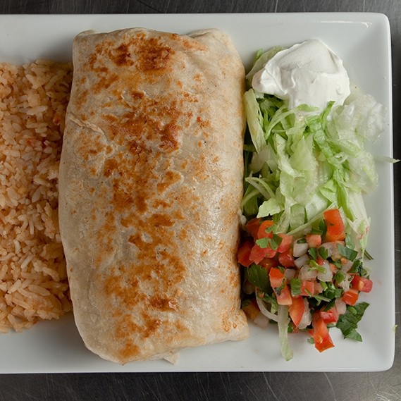 Fajita Burrito Plate