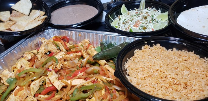 Chicken fajita feast(feeds 4)