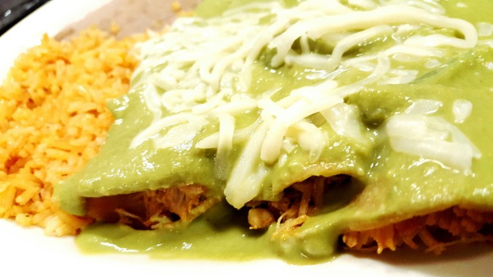 Enchiladas Verdes