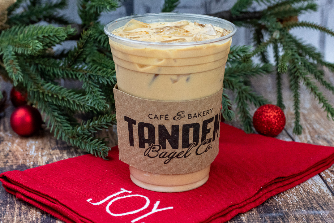Iced Holiday Eggnog Latte