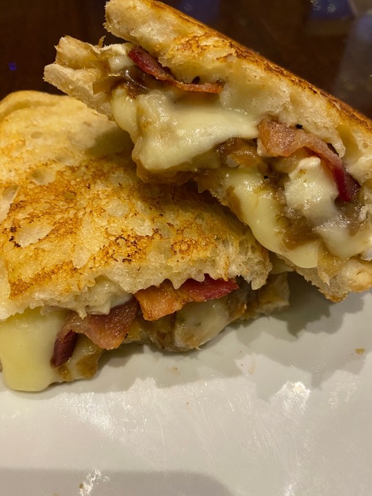 Grilled Cheese Sandwich w/ Bacon