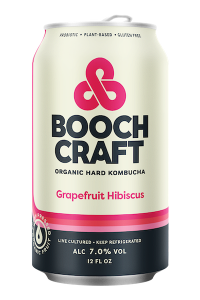 BOOCHCRAFT KOMBUCHA - FLAVOR OF THE MONTH  7.0 ABV