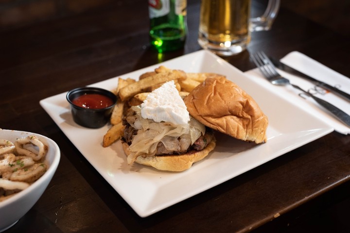 Lamb Burger Platter