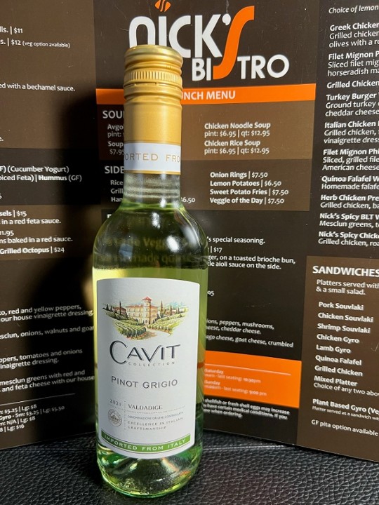 Cavit Collection Pinot Grigio 1/2 Bottle