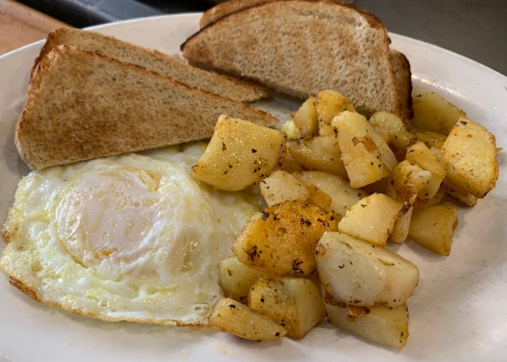 1 EGG w/ HOME FRIES & TOAST