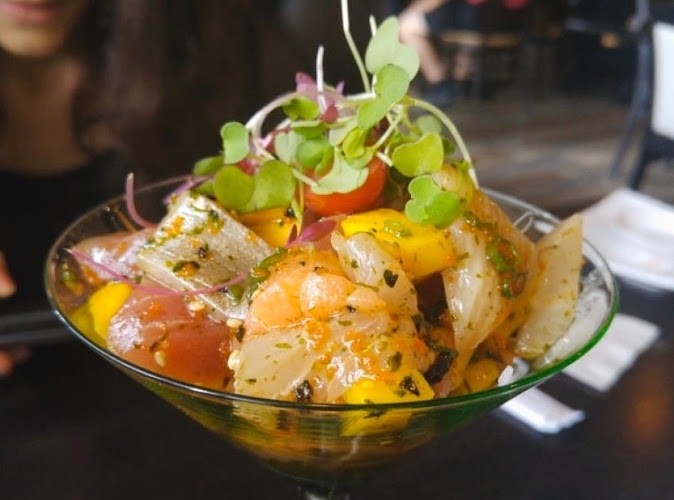 Asian Mango Seafood Ceviche