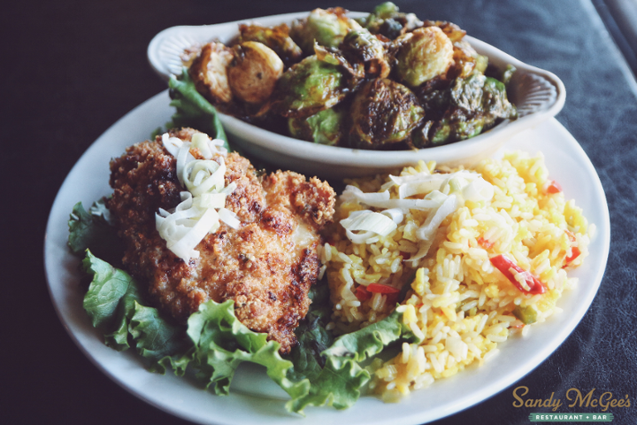 Herb-Crusted Chicken Dinner