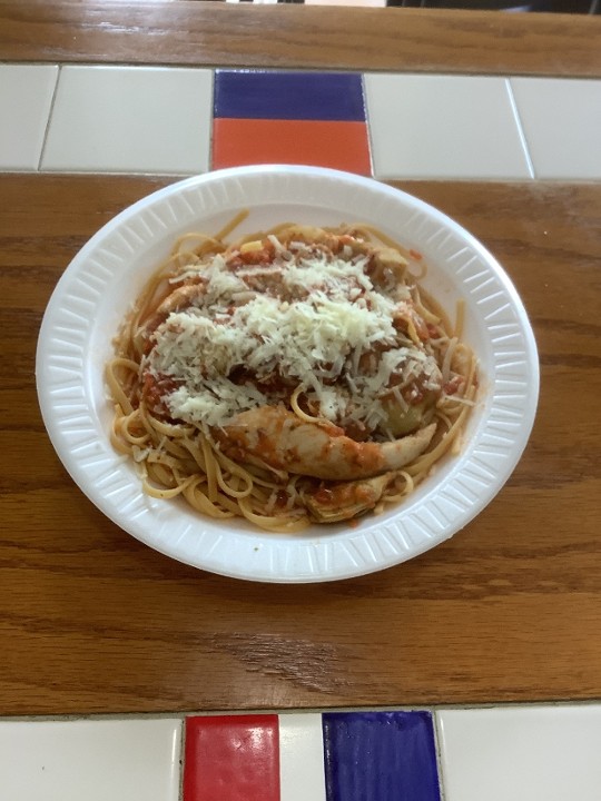 Chicken & Artichoke Linguine