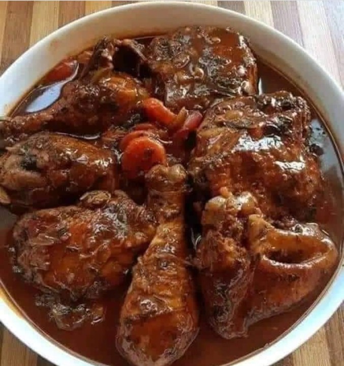 Brown Stew Chicken Side