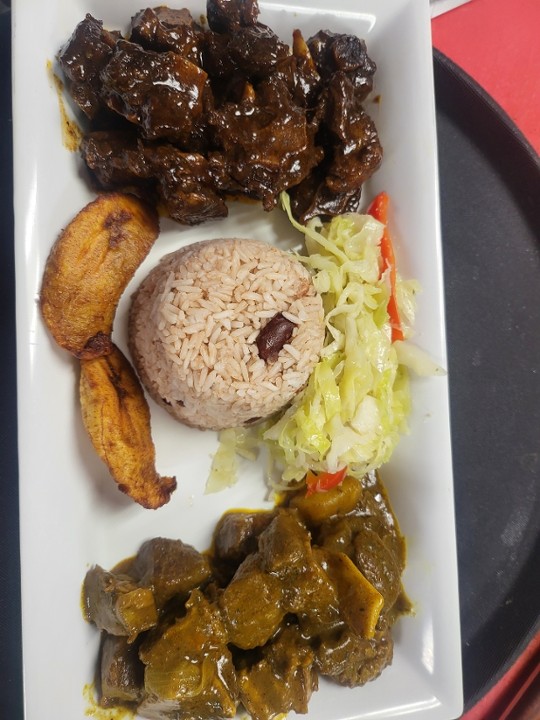 Oxtail and Curry Goat