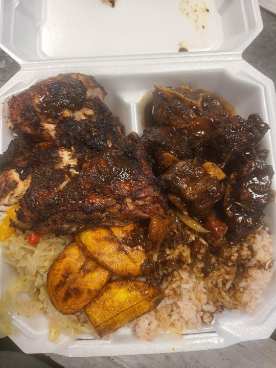 Oxtail and Chicken