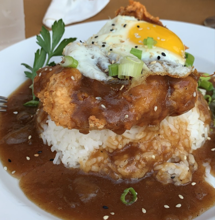 Loco Moco Fried Chicken